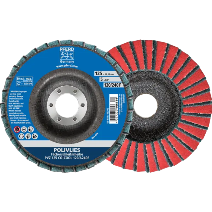 PFERD Vlieswerkzeuge PVZ 125 CO-COOL 120 / A 240 F