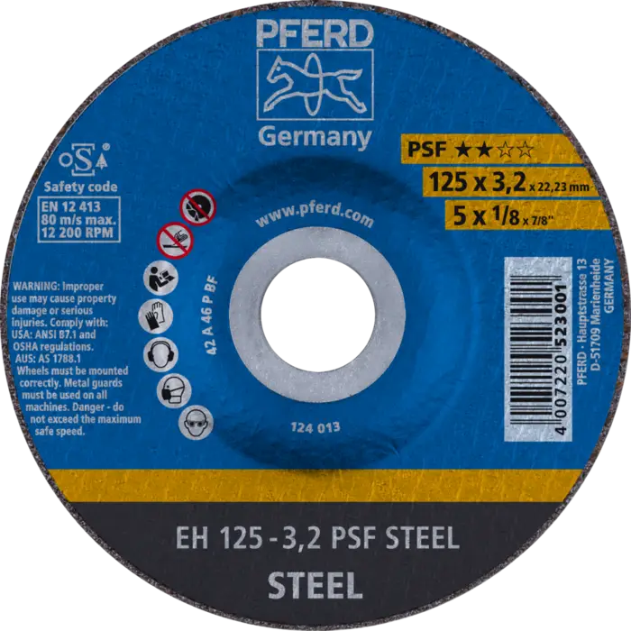 PFERD Trennscheiben EH 125-3,2 PSF STEEL