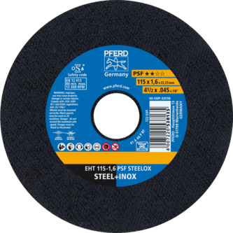 PFERD Trennscheiben EHT 115-1,6 PSF STEELOX