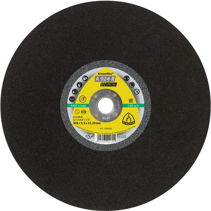 Klingspor - A 924 R Großtrennscheibe, 305 x 4 x 22,23 mm gerade