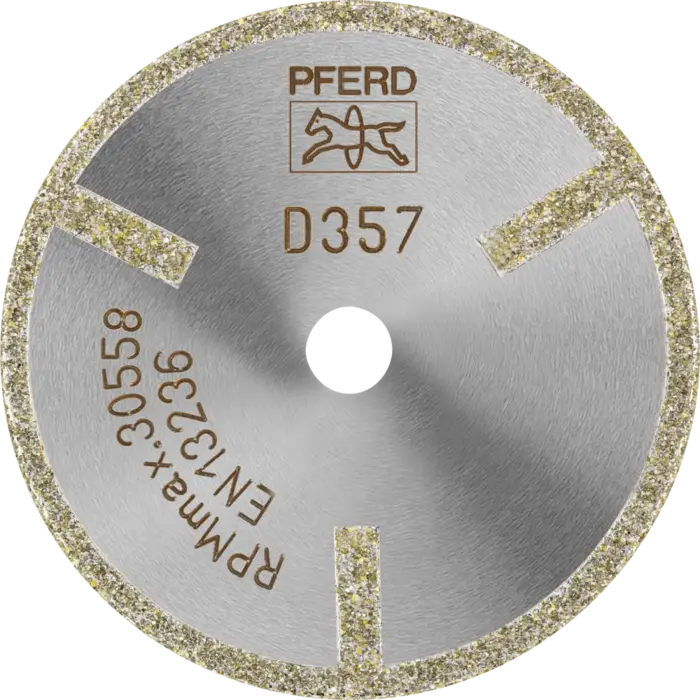 PFERD Dia.- und CBN-Trennwerkzeuge Galvanik D1A1R 50-2-10 D 357 GAG