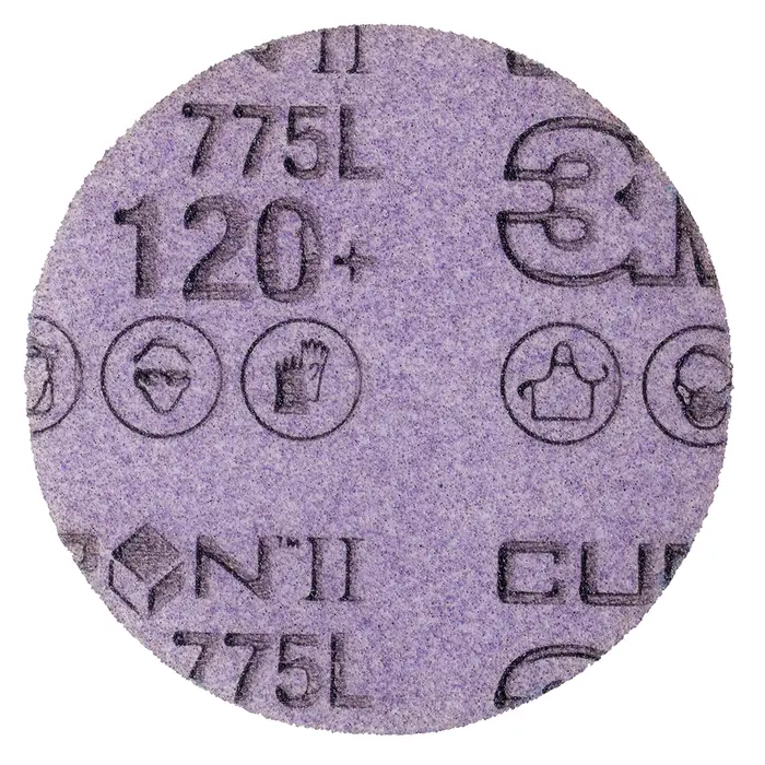 3M Cubitron II Hookit Filmscheibe 775L, 75 mm, 120+, ungelocht