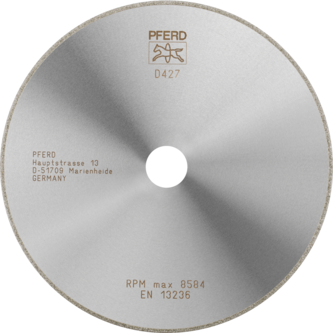 PFERD Dia.- und CBN-Trennwerkzeuge Galvanik D1A1R 178-2-22,23 D 427 GAD