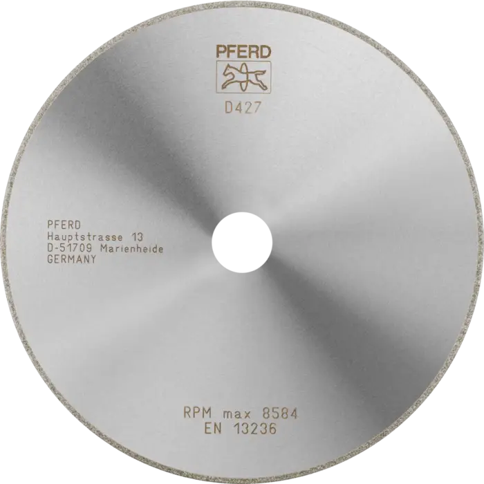 PFERD Dia.- und CBN-Trennwerkzeuge Galvanik D1A1R 178-2-22,23 D 427 GAD