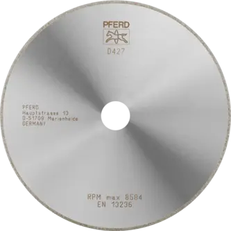PFERD Dia.- und CBN-Trennwerkzeuge Galvanik D1A1R 178-2-22,23 D 427 GAD