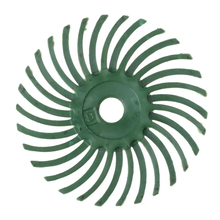 Scotch-Brite Radial Bristle Brush RB-ZB, grün, 25,4 mm x 3 mm, P50, Typ C