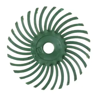 Scotch-Brite Radial Bristle Brush RB-ZB, grün, 25,4 mm x 3 mm, P50, Typ C