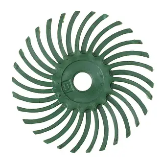 Scotch-Brite Radial Bristle Brush RB-ZB, grün, 25,4 mm x 3 mm, P50, Typ C