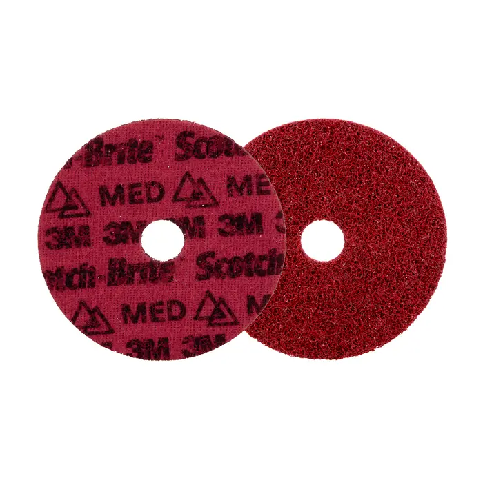 Scotch-Brite Präzisions-Vliesscheibe, PN-DH, Mittel, 125 mm x 22,23 mm, 25/Innenverpackung, 100 Stück/Karton