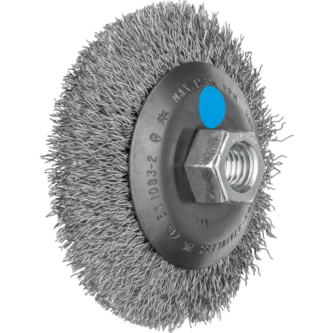PFERD Kegelbürsten mit Gewinde POS KBU 10010/M14 INOX 0,35