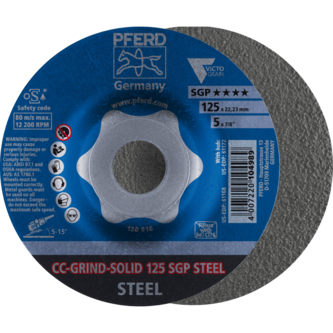 PFERD CC-GRIND (inkl. SOLID, FLEX, STRONG) CC-GRIND SOLID 125 SGP STEEL