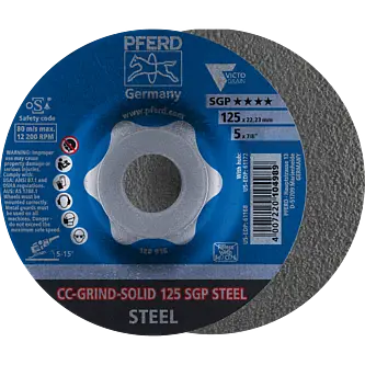 PFERD CC-GRIND (inkl. SOLID, FLEX, STRONG) CC-GRIND SOLID 125 SGP STEEL