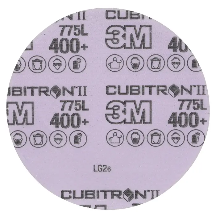 3M Cubitron II Hookit Filmscheibe 775L, 203 mm, 400+, ungelocht