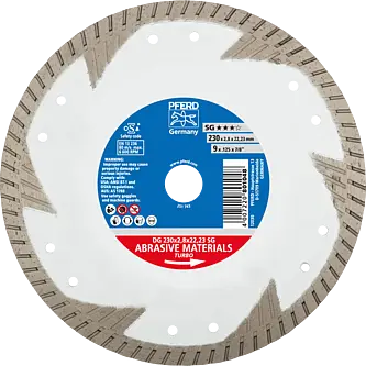 PFERD Diamantwerkzeuge für die Bauindustrie DG 230 x 2,8 x 22,23 SG