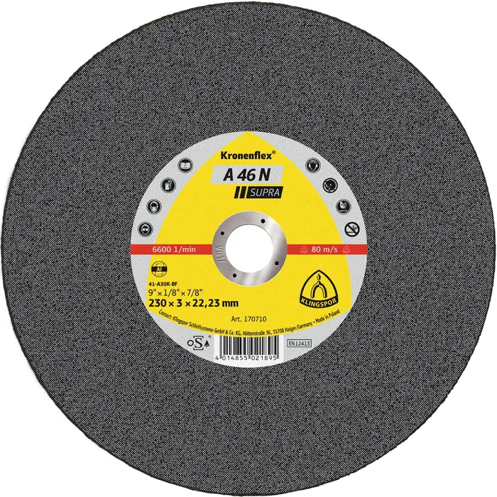 Klingspor - A 46 N Trennscheibe, 115 x 2,5 x 22,23 mm gekröpft
