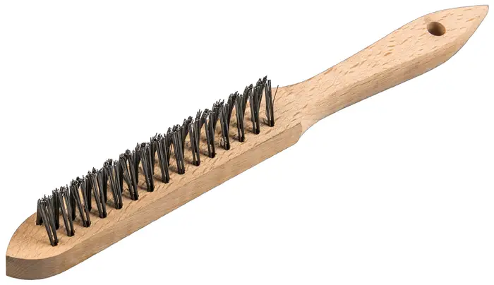 Klingspor - BHK 600 Kehlnahtbürste Anzahl Reihen 3, 125 x 25 x 290 mm Holzgriff 0,35 Stahl