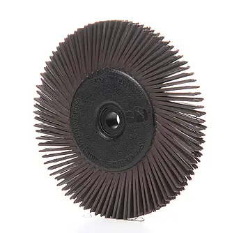 Scotch-Brite Radial Bristle Brush BB-ZB mit Kunststoff-Flansch, braun, 152,4 mm x 12,7 mm x 25,4 mm, P36, Typ A