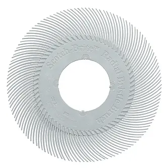 Scotch-Brite Precision Radial Bristle Brush, PN-RB, 120+, 193,675 mm (7-5/8 Zoll), Typ C, ohne Adapter