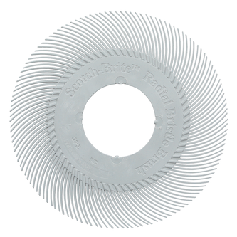 Scotch-Brite Precision Radial Bristle Brush, PN-RB, 120+, 193,675 mm (7-5/8 Zoll), Typ C, ohne Adapter