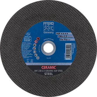 PFERD Trennscheiben EHT 230-2,5 CERAMIC SGP STEEL