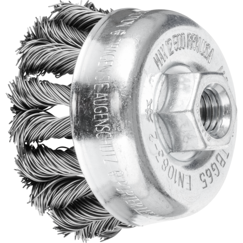 PFERD Topfbürsten mit Gewinde TBG 65/M14 CT ST 0,50