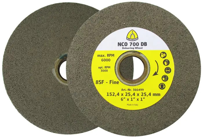 Klingspor - NCO 700DB Kompaktscheibe 9 SF hart, 152,4 x 25,4 x 25,4 mm Fine Siliziumkarbid