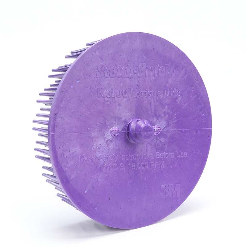 Scotch-Brite Roloc Bristle Disc RD-ZB, violett, 76,2 mm, P36