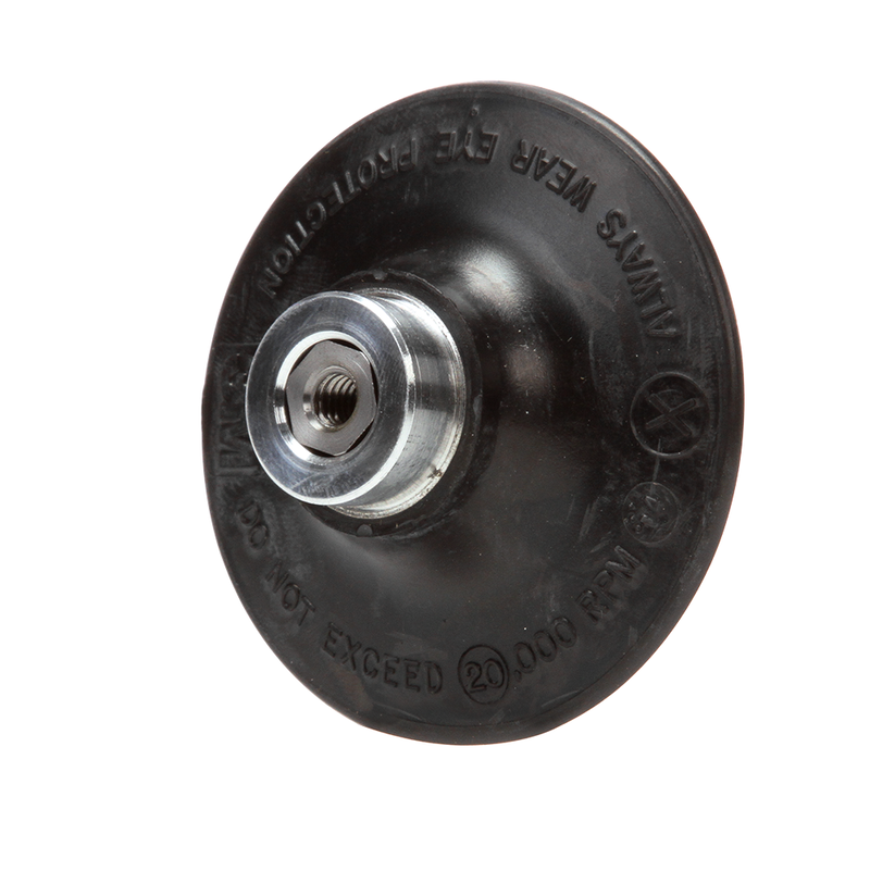 3M Roloc Stützteller DR-AC mit 1/4"-Aufnahme, 76,2 mm, extra hart