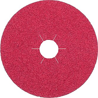Klingspor - FS 964 Fiberscheibe Keramik, 125 x 22 mm Korn 120 Sternloch