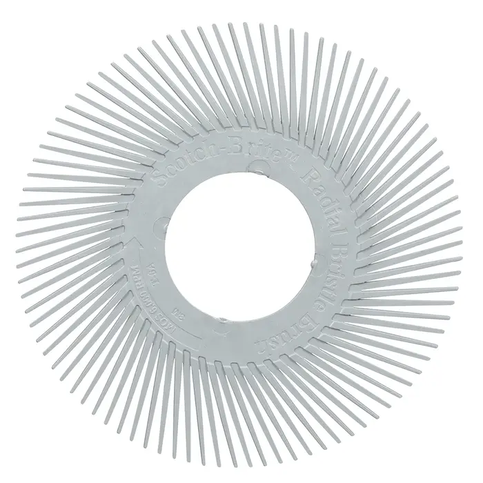 Scotch-Brite Precision Radial Bristle Brush, PN-RB, 120+, 152,4 mm (6 Zoll), Typ A, ohne Adapter