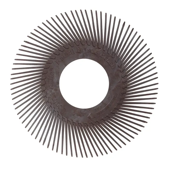 Scotch-Brite Radial Bristle Brush BB-ZB Einzelsegment, braun, 152,4 mm, P36, Typ A (Nachfüllpackung)