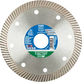 PFERD Diamantwerkzeuge für die Bauindustrie DG 125 x 1,4 x 22,23 FL SG