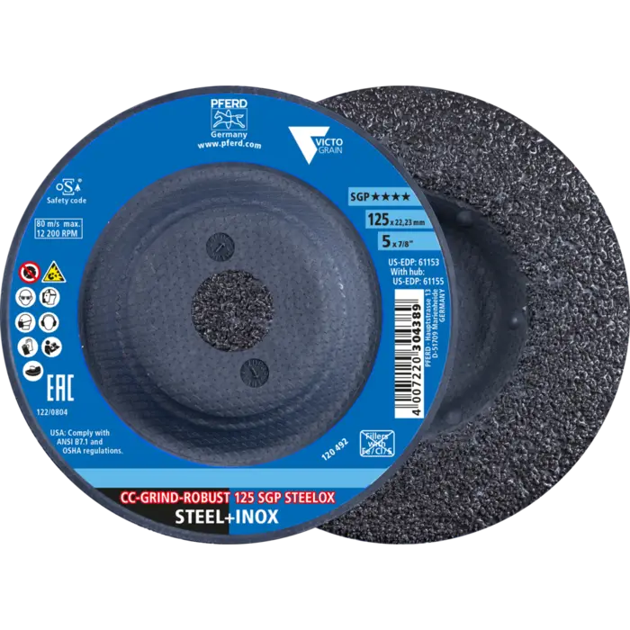 PFERD CC-GRIND (inkl. SOLID, FLEX, STRONG) CC-GRIND ROBUST 125 SGP STEELOX