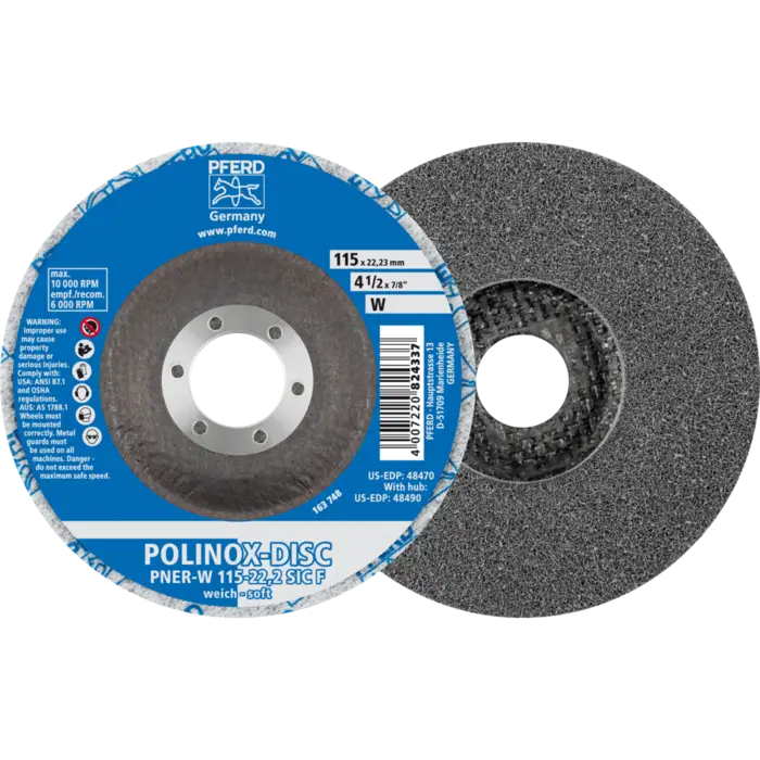 PFERD Vlieswerkzeuge DISC PNER-W 115-22,2 SiC F