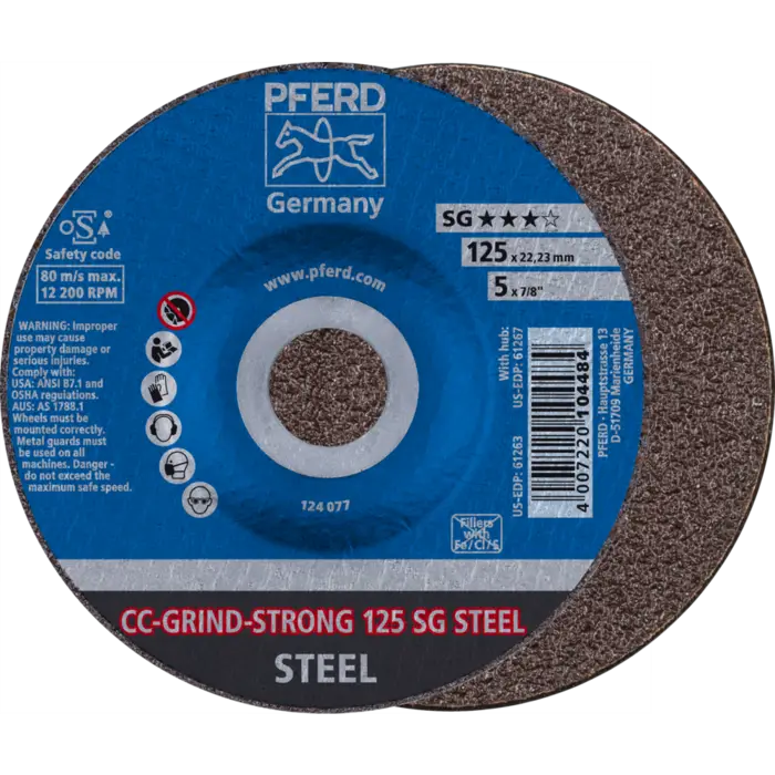 PFERD CC-GRIND (inkl. SOLID, FLEX, STRONG) CC-GRIND STRONG 125 SG STEEL