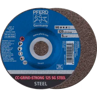 PFERD CC-GRIND (inkl. SOLID, FLEX, STRONG) CC-GRIND STRONG 125 SG STEEL