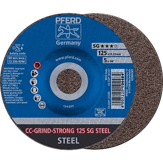 PFERD CC-GRIND (inkl. SOLID, FLEX, STRONG) CC-GRIND STRONG 125 SG STEEL