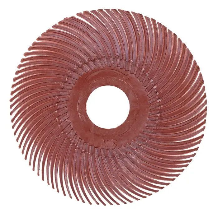 Scotch-Brite Radial Bristle Brush RB-ZB, rot, 50,8 mm, P220, Typ C