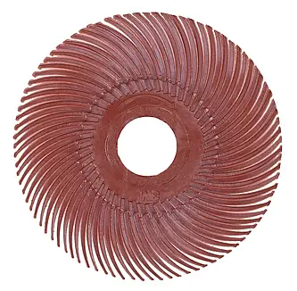 Scotch-Brite Radial Bristle Brush RB-ZB, rot, 50,8 mm, P220, Typ C