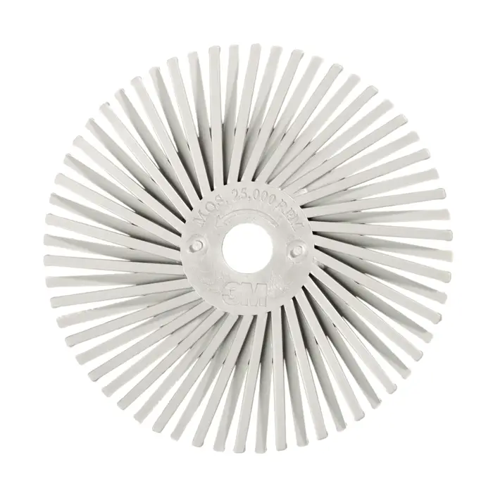 Scotch-Brite Radial Bristle Brush RB-ZB, weiß, 76 mm x 9,5 mm, P120