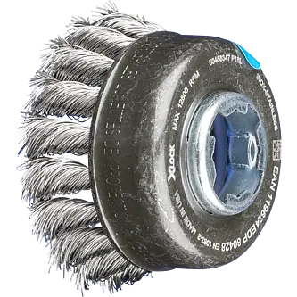 PFERD Topfbürsten mit Gewinde POS TBG 65/X-LOCK INOX 0,35