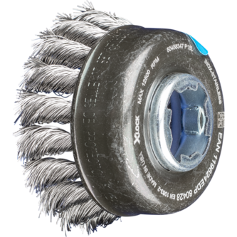 PFERD Topfbürsten mit Gewinde POS TBG 65/X-LOCK INOX 0,35