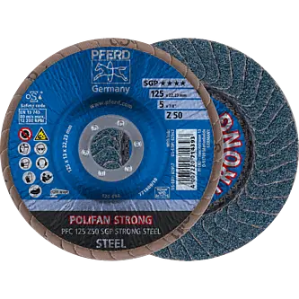 PFERD POLIFAN-Fächerscheiben PFC 125 Z 50 SGP STRONG STEEL