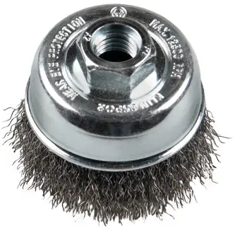 Klingspor - BT 600 W Topfbürste, 65 mm Gewinde M 14 0,3 Stahl