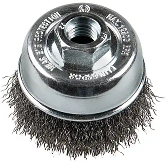 Klingspor - BT 600 W Topfbürste, 65 mm Gewinde M 14 0,3 Stahl