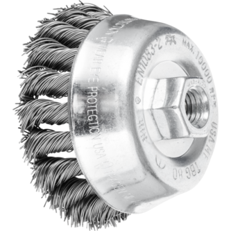 PFERD Topfbürsten mit Gewinde POS TBG 80/M14 ST 0,50