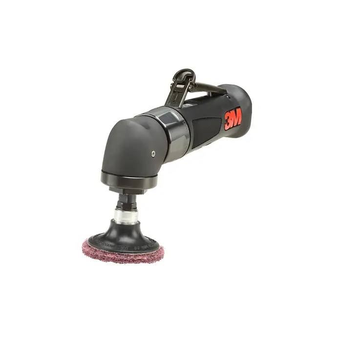 3M Roloc Druckluft-Winkelschleifer 2. Generation, 76 mm, 0,3 PS, 12.000 U/min, 6 mm Spannzange