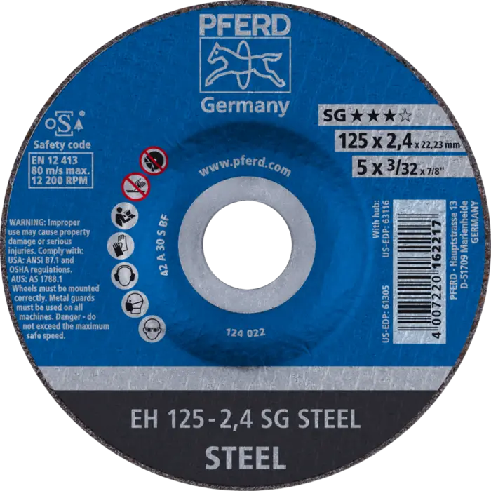 PFERD Trennscheiben EH 125-2,4 SG STEEL