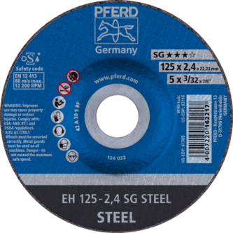 PFERD Trennscheiben EH 125-2,4 SG STEEL