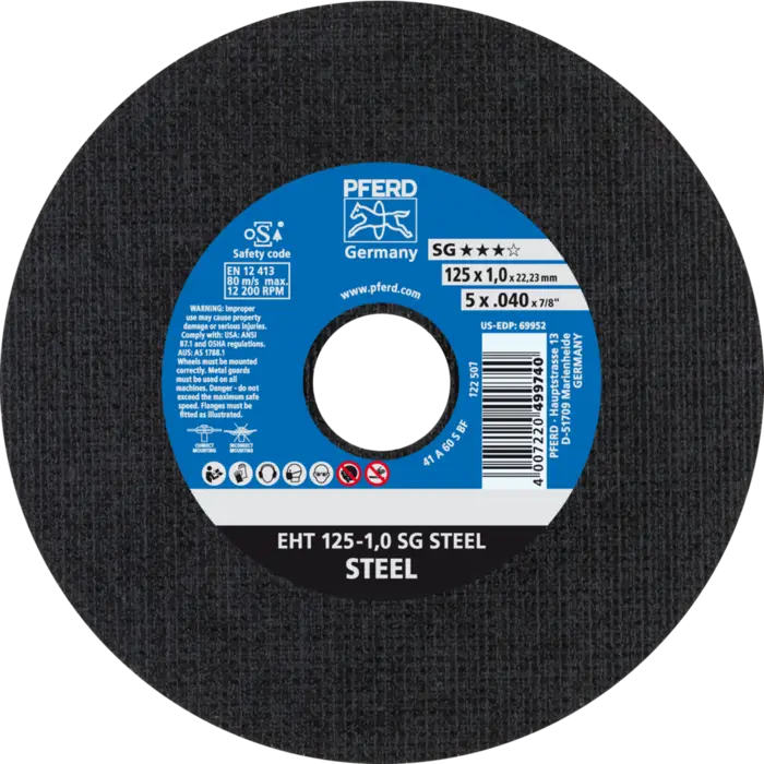 PFERD Trennscheiben EHT 125-1,0 SG STEEL